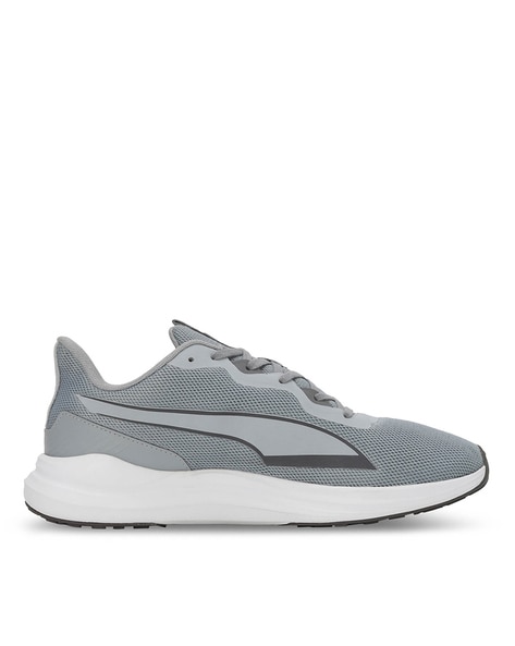 Puma charcoal grey hot sale running shoes