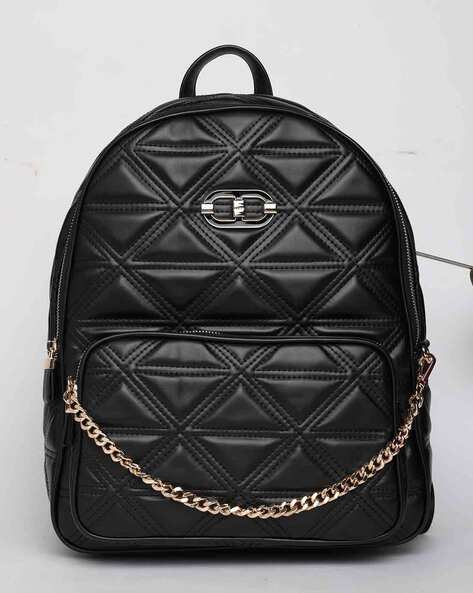 Buy Small Leather Backpack Mini Cute Casual Daypack Fashion Zippered  Pockets Crossbody Bags for Women Girl (Black) at Amazon.in