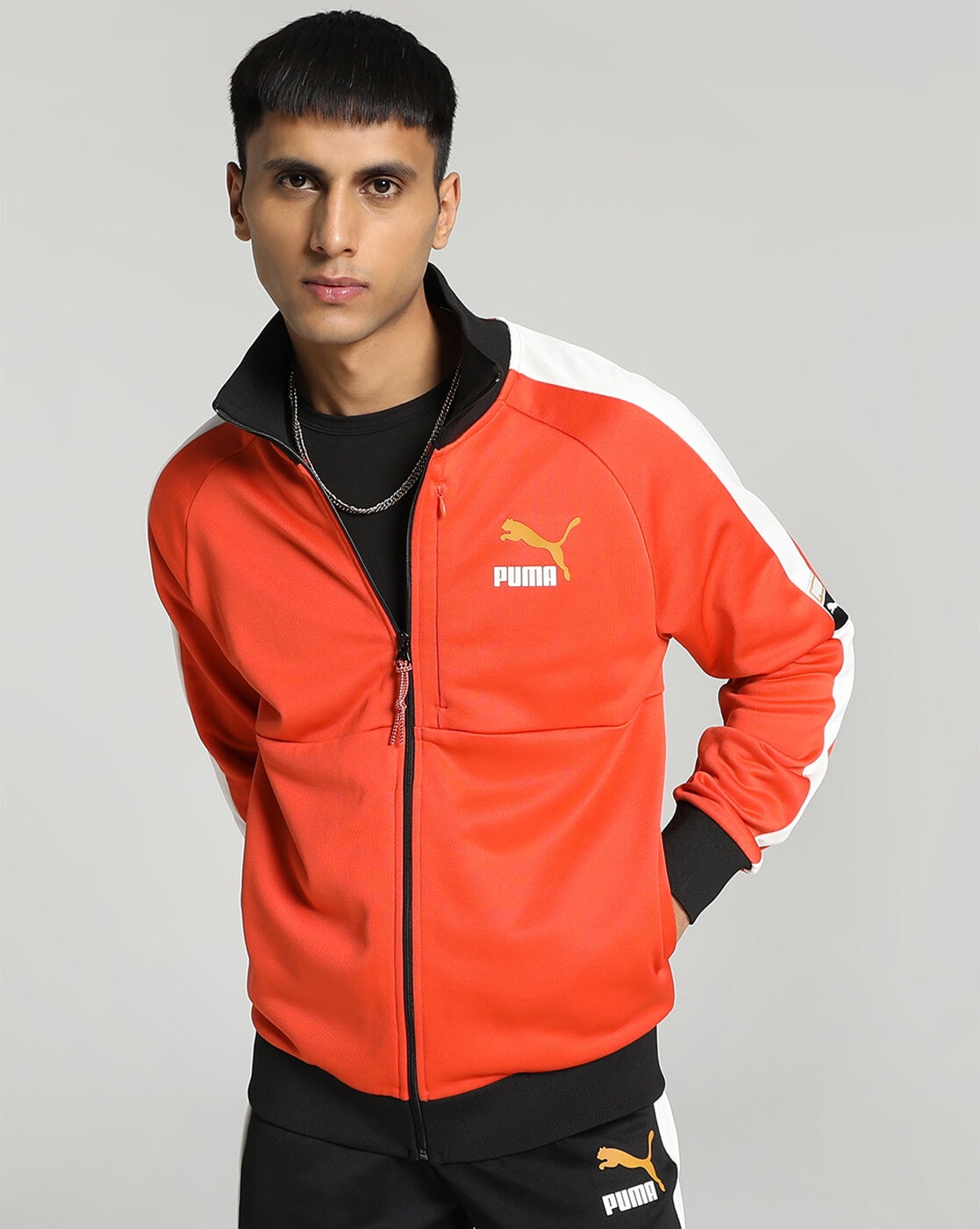 PUMA x one8 Colorblock Men's Slim Fit Jacket | PUMA