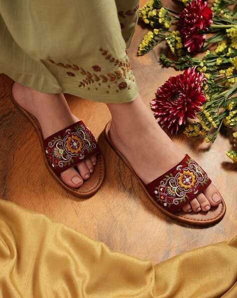 Buy Brown Flip Flop & Slippers for Women by Kiana House Of Fashion Online