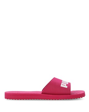 Pink best sale puma slippers