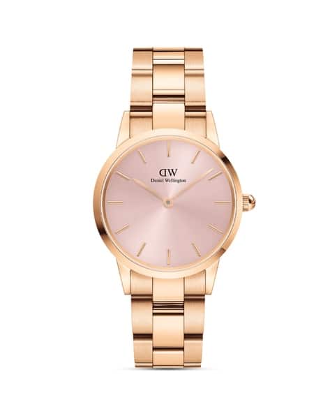 Women Iconic Link Round Analogue Watch DW00100370