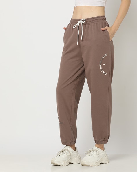 Buy Brown Track Pants for Women by Teamspirit Online