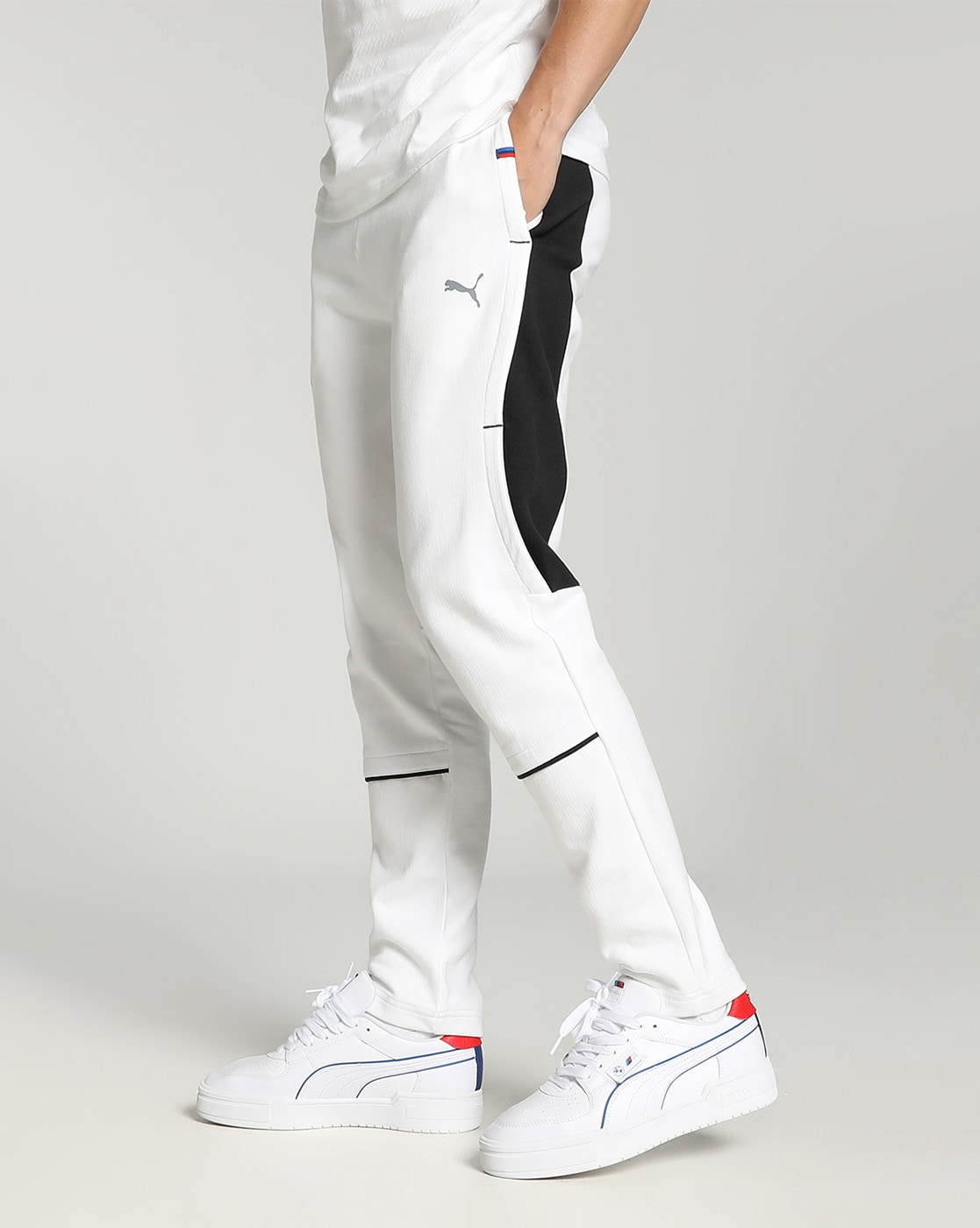 Buy White & Black Track Pants for Men by Puma Online | Ajio.com