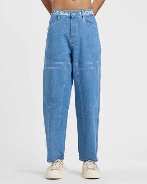 MBBCAR 14.5oz selvedge denim jeans men whisker monkey wash blue cattle jeans  distressed restoration retro wear straight pants - AliExpress