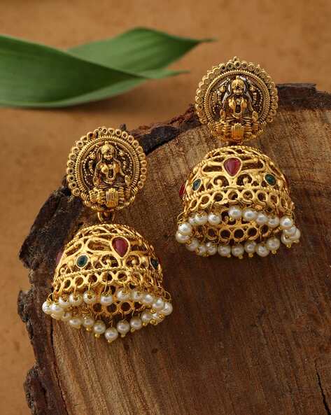 Latest Design Chandbali Earrings Jewellery Collections | Ep222 | Manepally  Jewellers | Gold earrings models, Gold earrings for kids, Fancy jewelry  necklace