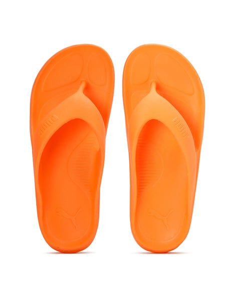 Buy Orange Flip Flop Slippers for Men by PUMA Online Ajio