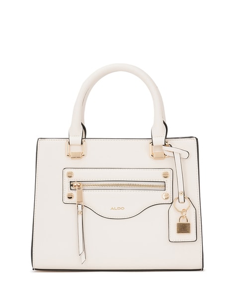 Women Satchel with Zip Closure