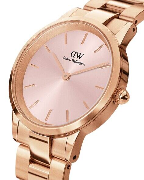 Women Iconic Link Round Analogue Watch DW00100370