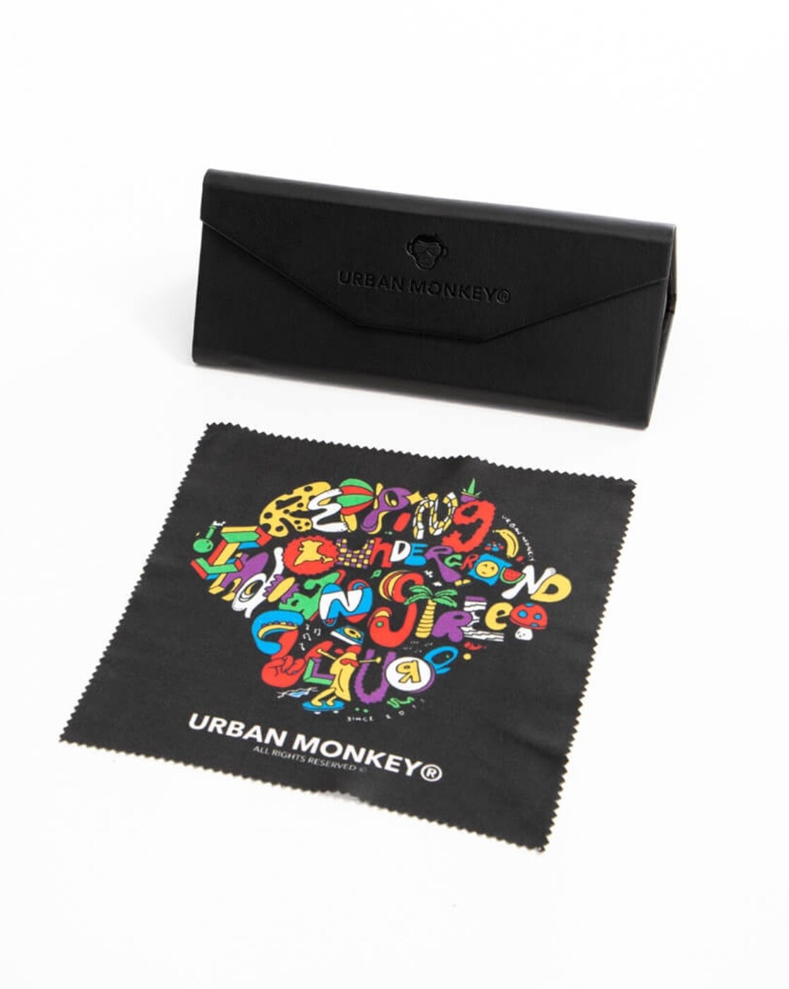 Buy Retro Styled Happy Hippie // 006 Brown + Clear Sunglass Online – Urban  Monkey®