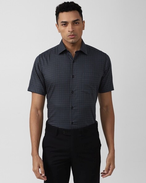 Buy Navy Blue Shirts for Men by VAN HEUSEN Online