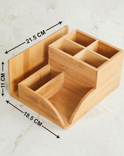 Bamboo Desktop Organizer