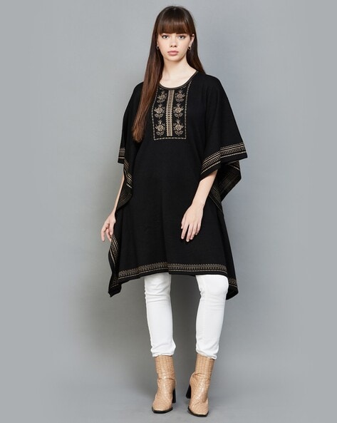 Solid Black Tunics - Buy Solid Black Tunics online in India