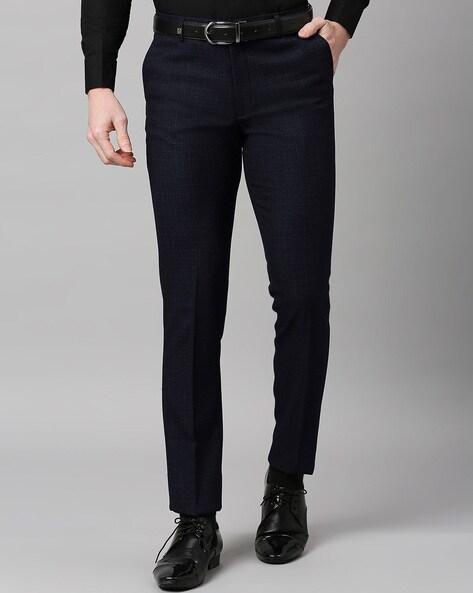 Buy Black Trousers & Pants for Men by BREAKBOUNCE Online | Ajio.com