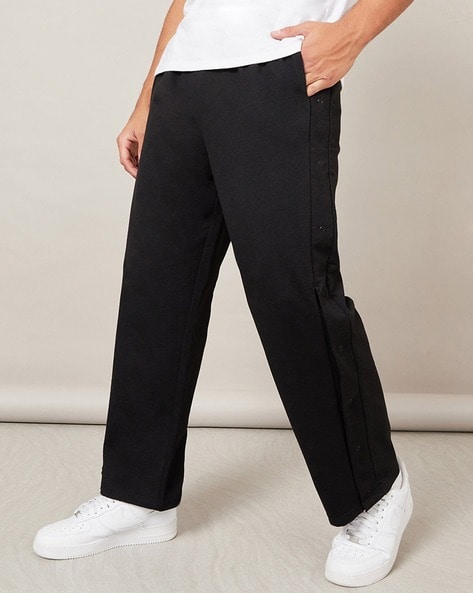 Buy Black Track Pants for Men by BISTRO Online | Ajio.com