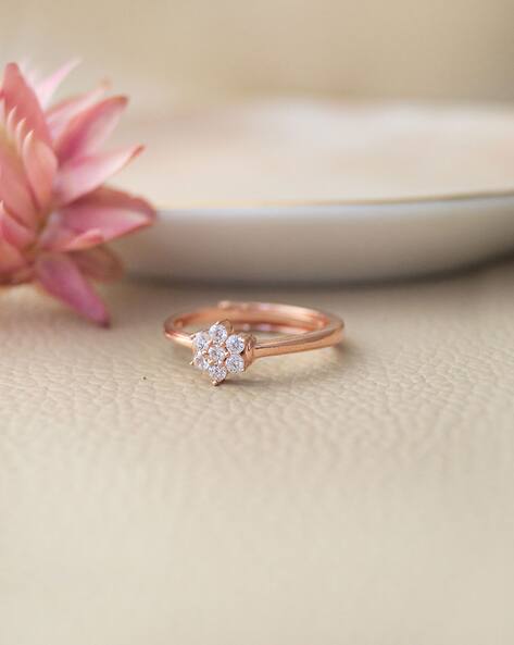 Buy Rose Gold-Toned Rings for Women by Mannash Online