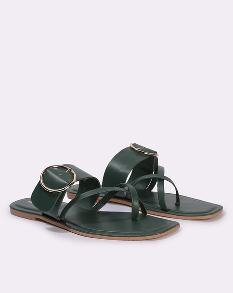 Buy Black Flat Sandals for Women by Outryt Online