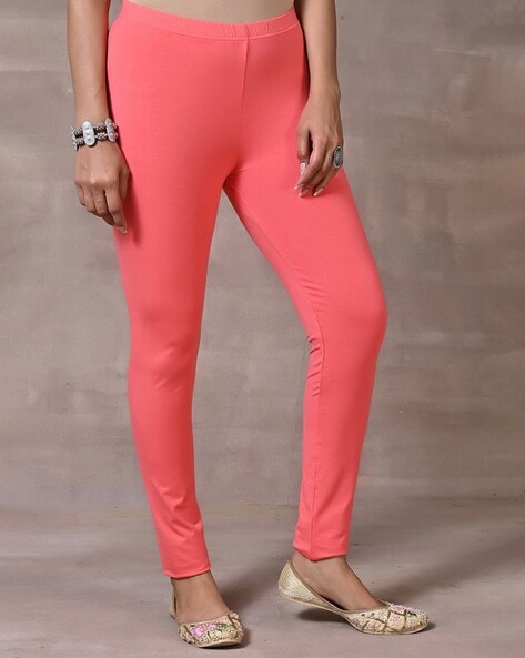 Buy Pink Leggings for Women by LAKSHITA Online