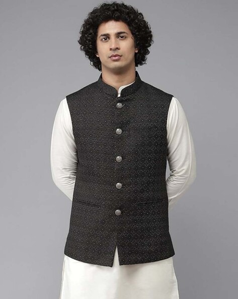 See Designs Men Slim-Fit Nehru Jacket