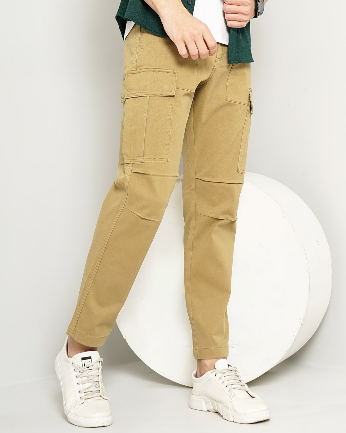 Buy Khaki Trousers & Pants for Men by Celio Online