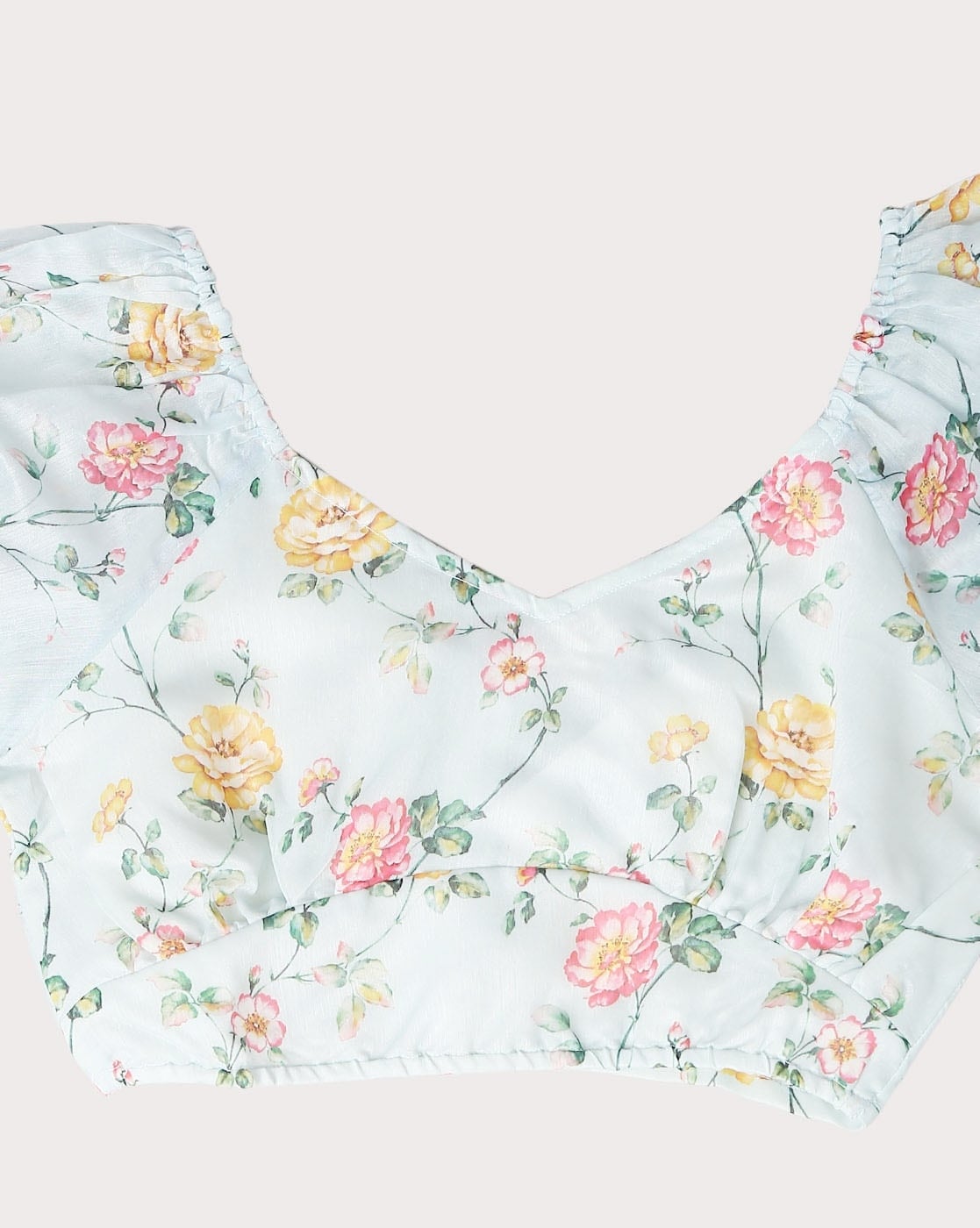 SAVE & SHARE* Myntra Crop Tops Haul Starting at ₹200!!🌷🦢🤍✨🌺 Review:  First top - This is the best floral top I've in my