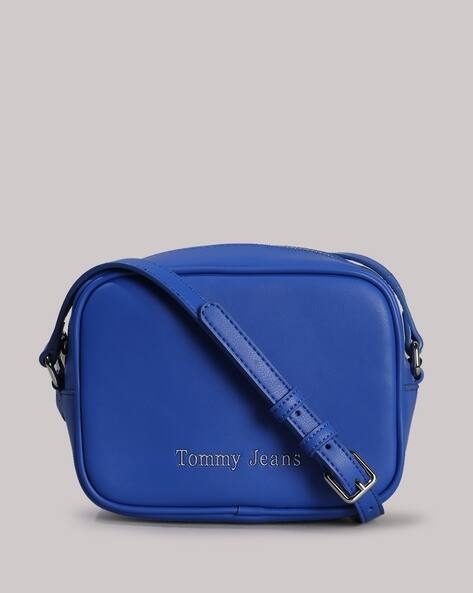 Women Sling Bag with Metal Logo Accent