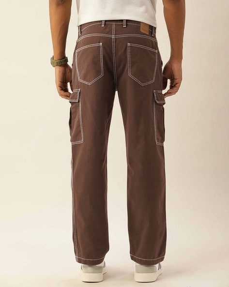 Buy Chocolate Brown Trousers & Pants for Men by Bene Kleed Online