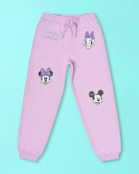 Buy Lavender Track Pants for Girls by Wotnot Online