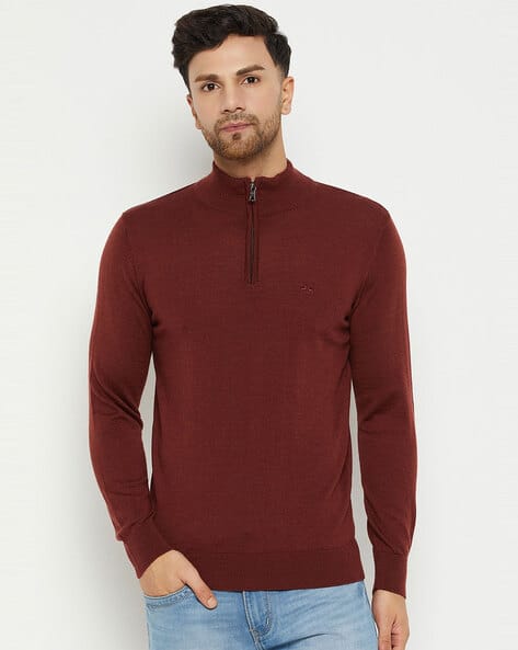 Buy Maroon Sweaters Cardigans for Men by 98°north Online