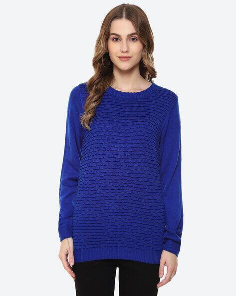 Buy Blue Sweaters Cardigans for Women by 2BME Online