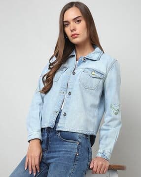 spykar Women Regular Fit Denim Jacket-picture-50