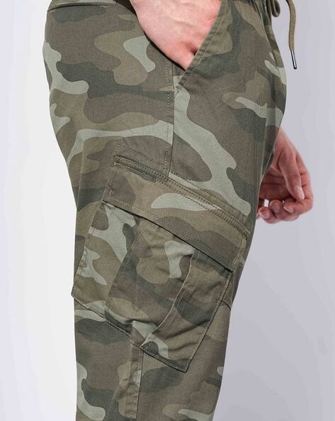 Green Camo Cargo Trousers - TK Maxx UK