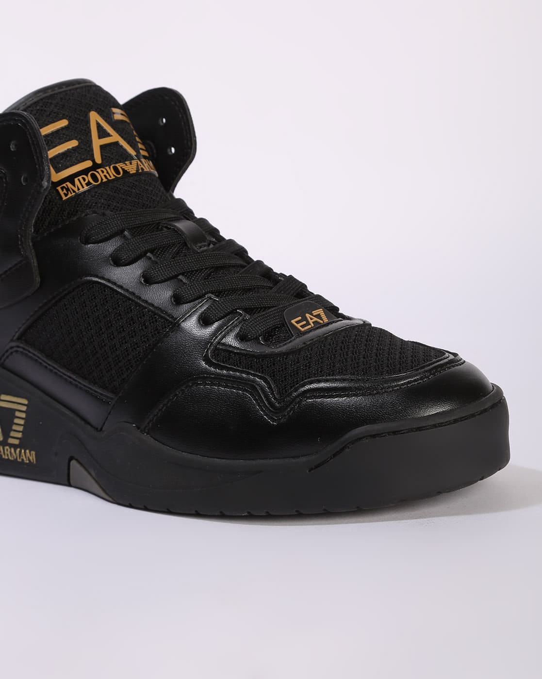 High Top Giorgio Armani Trainers High Top Armani Shoes Buy EA7 - Main Image