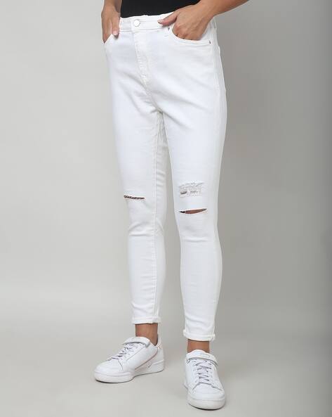 Buy White Jeans Jeggings for Women by SPYKAR Online