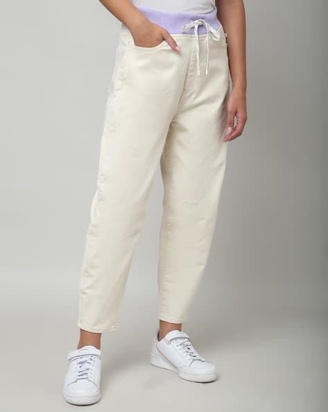 Buy Off White Jeans Jeggings for Women by SPYKAR Online