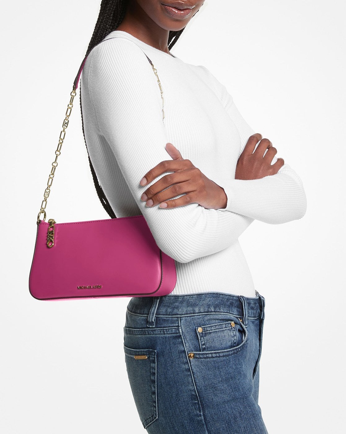 バッグ Jacquard Chain Pochette nude pink Jacquard Chain Pochette nude pink - メルカリ