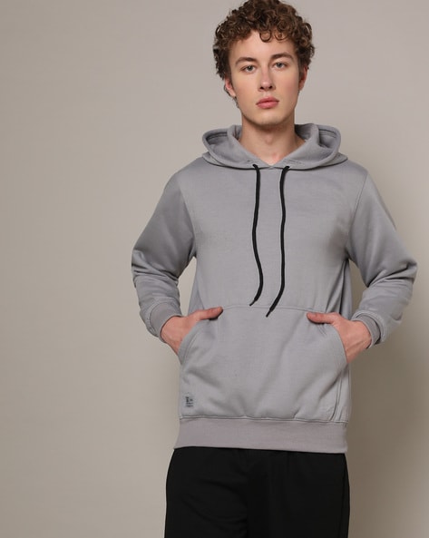 Grey hot sale sports hoodie