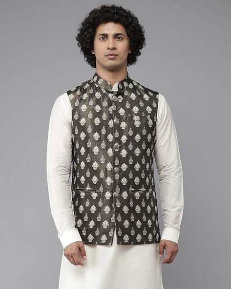 See Designs Men Slim-Fit Nehru Jacket