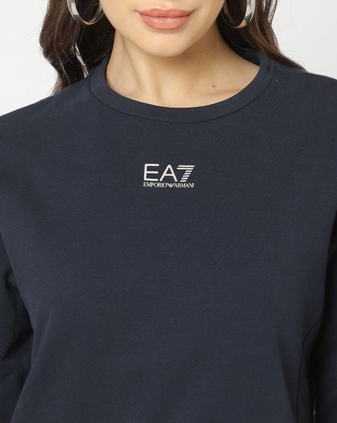 Grey ea7 clearance sweatshirt