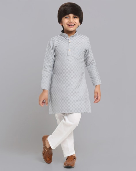 Boys best sale grey pjs