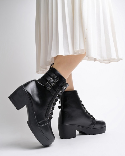 Girls Brown Borg calf length heeled boots | River Island-thanhphatduhoc.com.vn