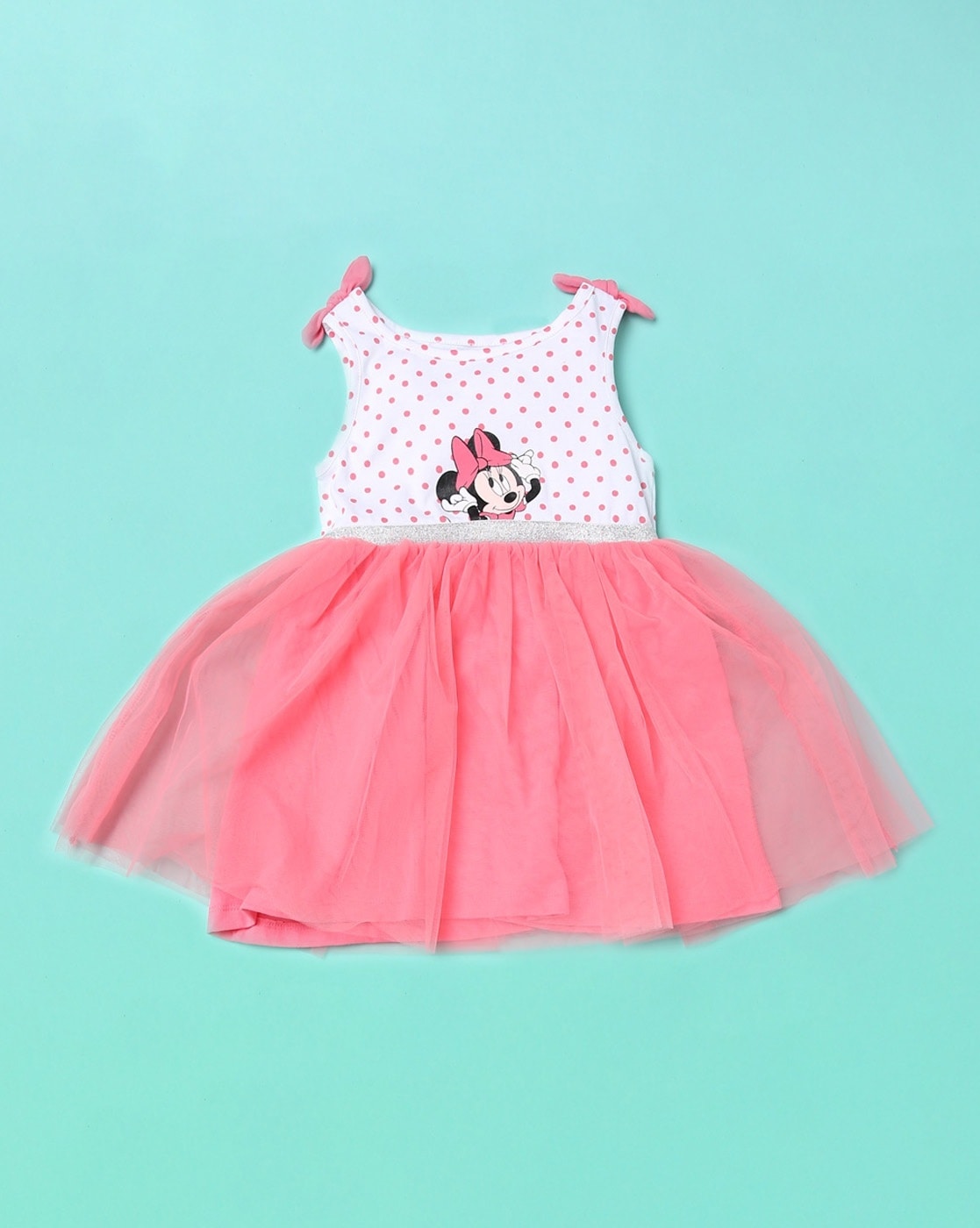 Girl Guava Dot Disney Minnie Mouse Vacation Spot Dress by Janie and Jack