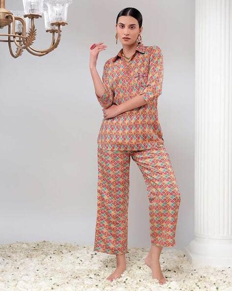 Dusty Petal 100% Pure linen printed co-ord sets