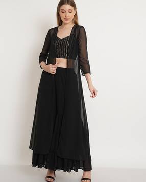 purple state Women Embellished Pant-Suit Set-picture-13