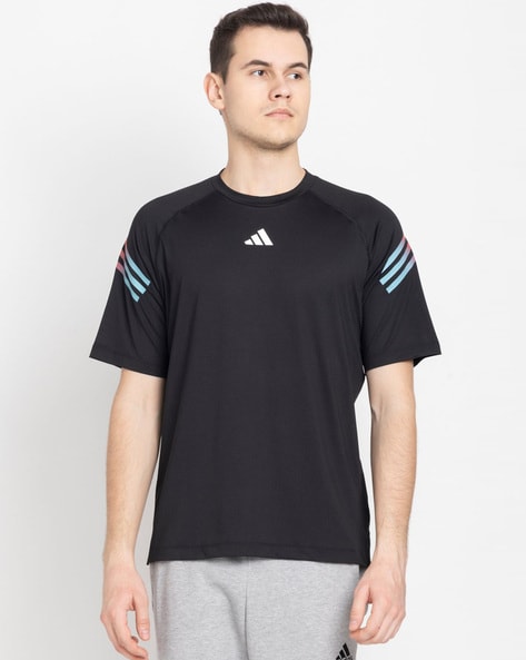 Men TI 3S Training Relaxed Fit Crew-Neck T-Shirt