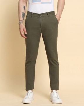 Buy Olive Trousers & Pants for Men by iVOC Online