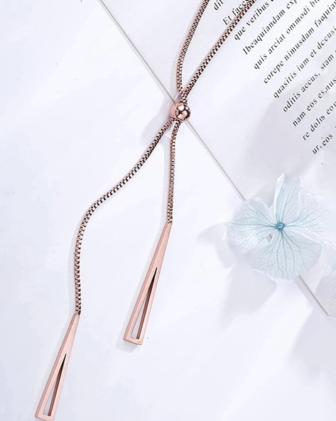 Buy Rose Gold-Toned Necklaces & Pendants for Women by Jewels galaxy Online