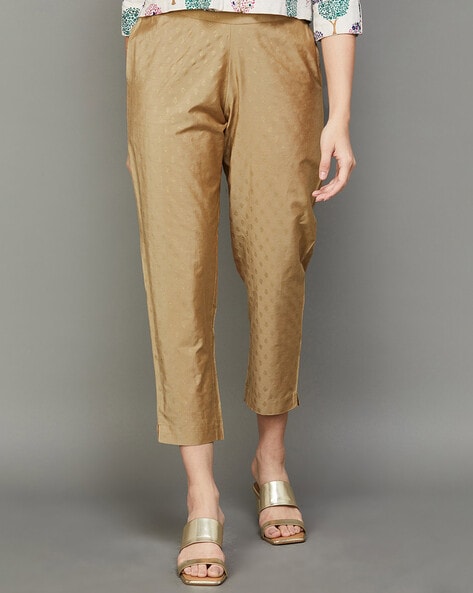 BOSS - Relaxed-fit trousers with a wide leg