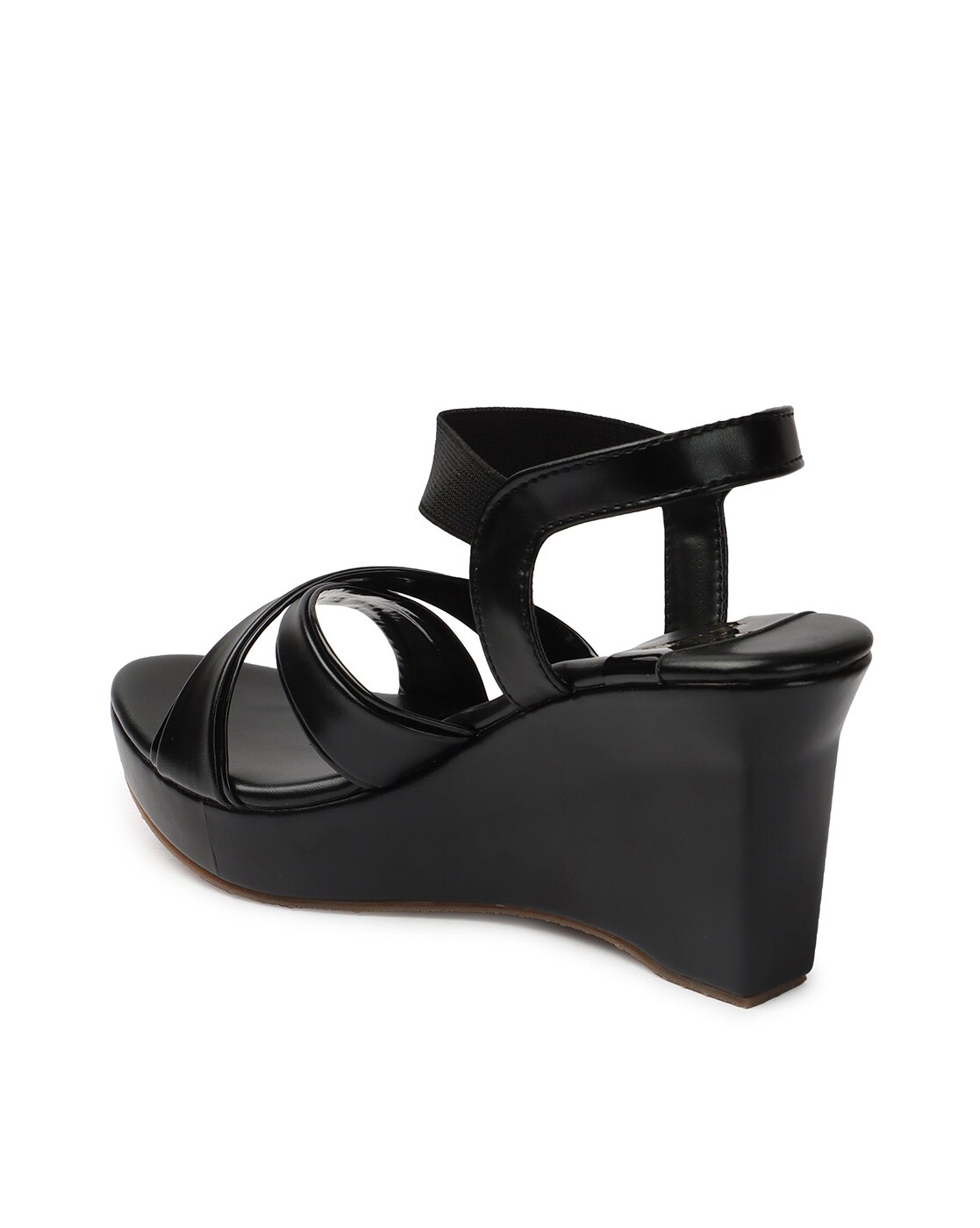 Simmi London Wide Fit espadrille wedge sandals in black | ASOS