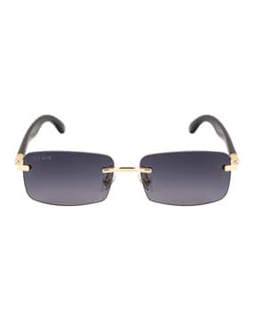 ted smith SOLITIARE-C1 Men Rimless Rectangular Sunglasses-picture-40
